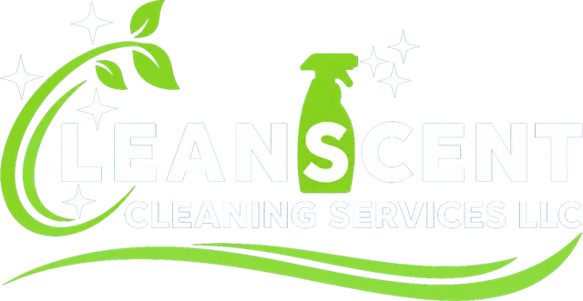 Cleanscent Cleaning Services LLC logo (white)